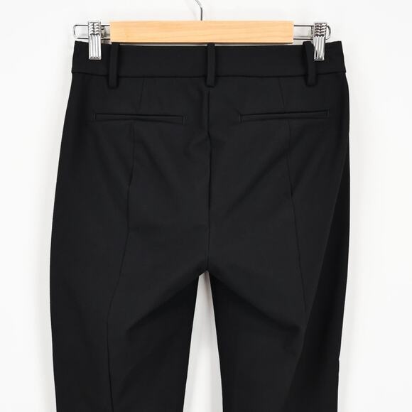 NWOT J.Crew Factory Slim Fit Full Length Trouser Dress Pant In Black Size 0 - Picture 6 of 8